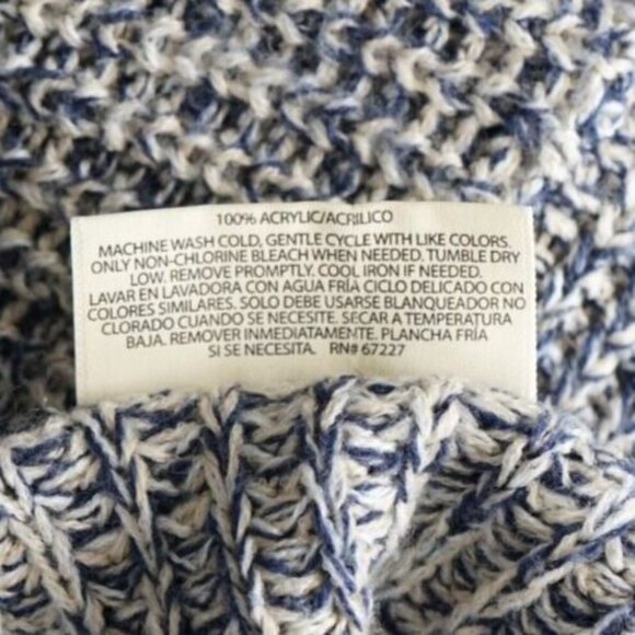 Bobbie Brooks Womens Sweater Knit Dress Size‎ Large Gray Short Sleeve Acrylic - Picture 4 of 4